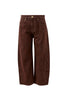 Brown pants on a white background