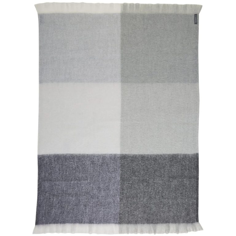 st albans mohair throw ghost