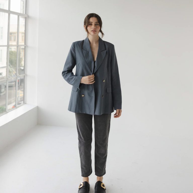 sophie store forever blazer in fog