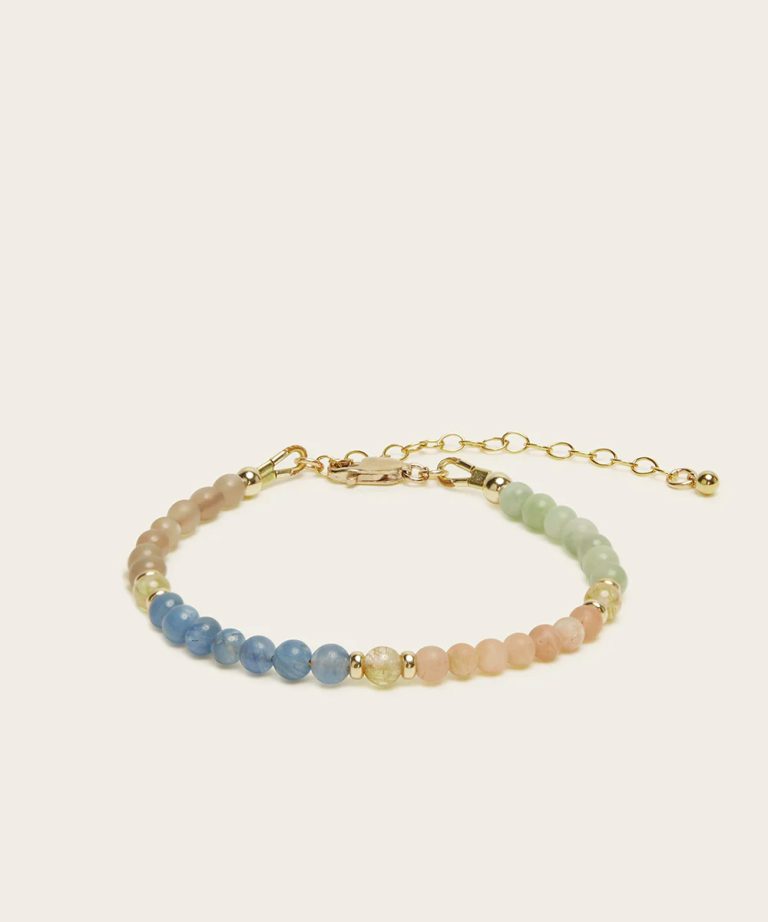 spiritus stones inner light bracelet gold