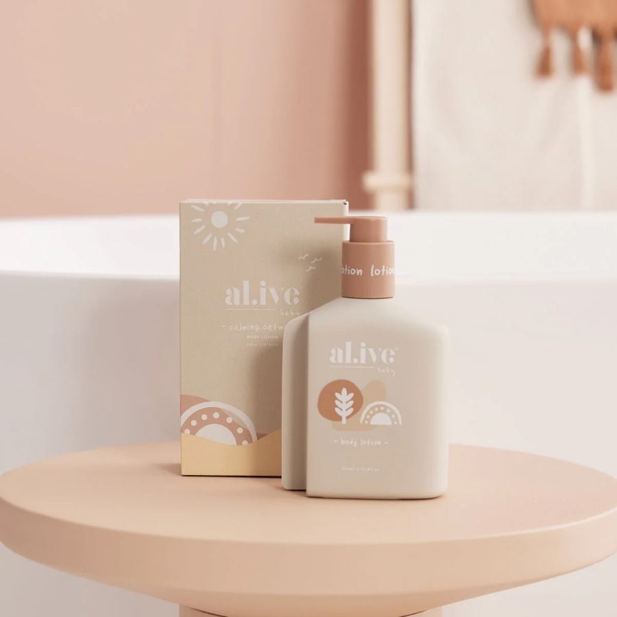 al.ive body calming oatmeal baby body lotion