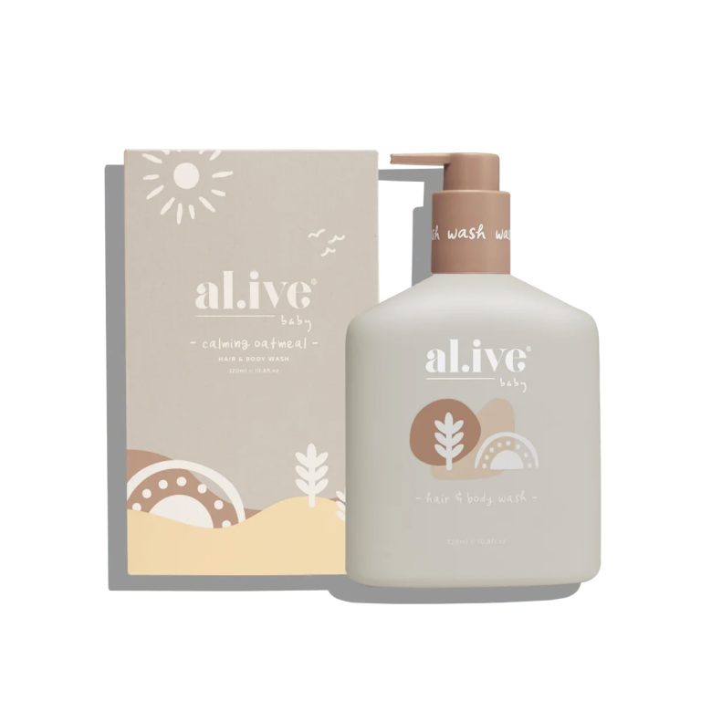 al.ive body calming oatmeal baby hair and body wash