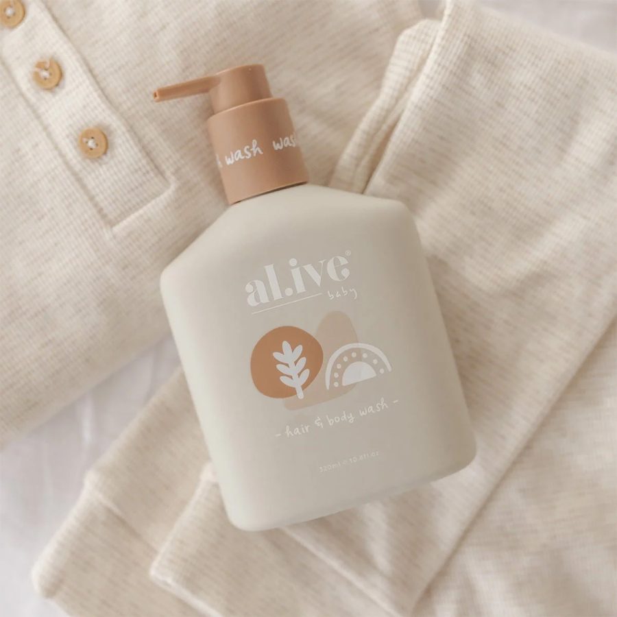 al.ive body calming oatmeal baby hair and body wash