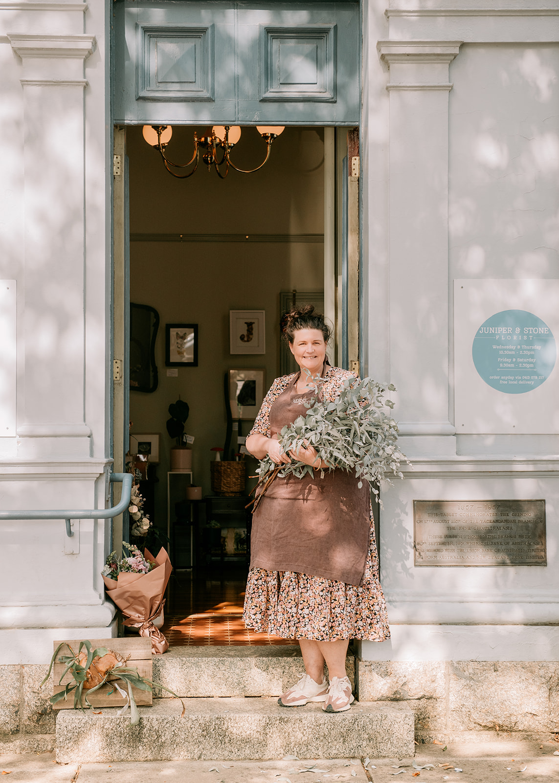 Jenn of Juniper and Stone Floristry Agi Lebiedz Family Photography