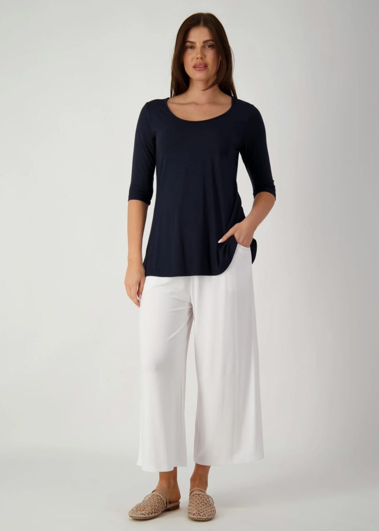 lou lou australia aretha top in navy