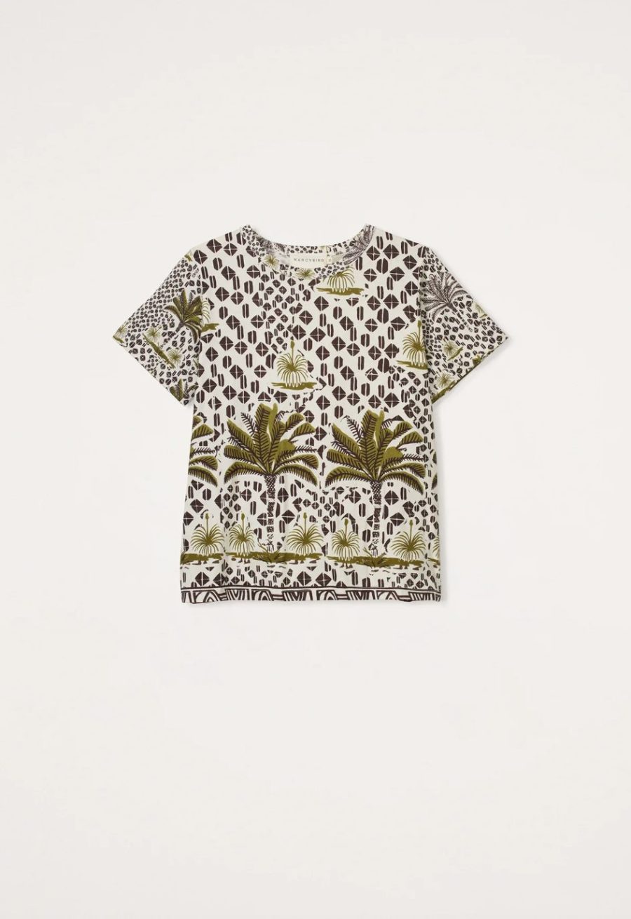 Nancybird Apollo Tee Lino Palm