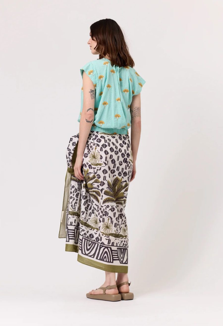 Nancybird Sarong Lino Palm